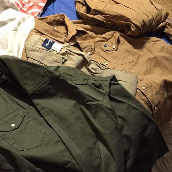 Authentic Western Long Sleeve Twill Shirt XL - Picture 1 of 4